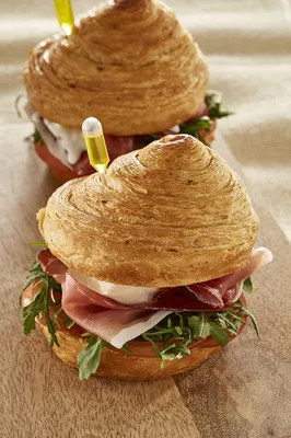Burgers feuilletés